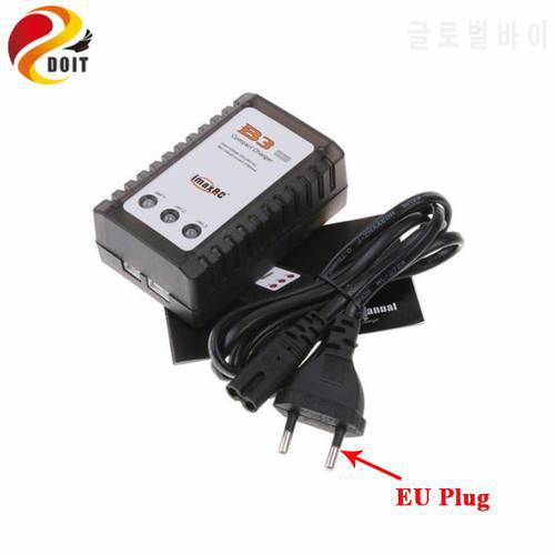 DOIT B3 Charger for Model Aircraft lithium Battery 7.4 V to 11 V, 2 s, 3 s Simple B3 Balance Charger The Power Adapter RC Toy