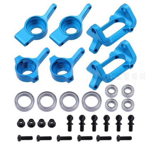 Aluminum Steering Knuckle Hub Base C Carrier Caster Block A959-05 For Wltoys A979 1:18 Electric Monster Truck Upgrade Metal