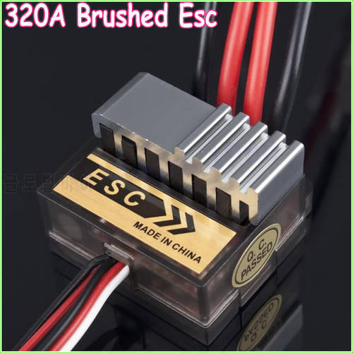 1 / 2 / 5 /10pcs RC 320A Brushed Speed Controller ESC for 1/8 1/10 RC Electric Car Truck Buggy Boat