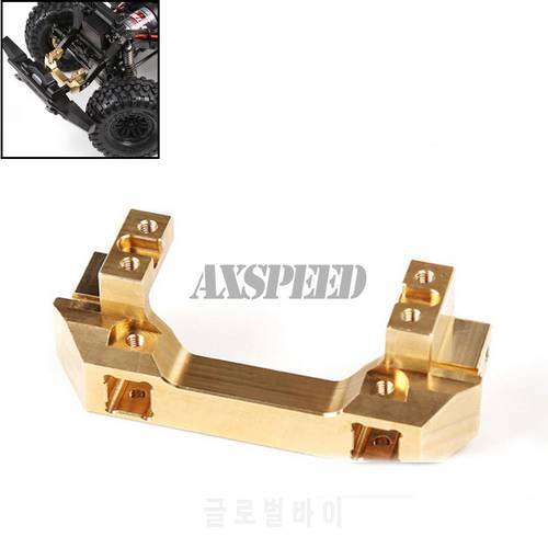 AXSPEED Brass Front Bumper Mount Servo Relocation Stand for 1/10 RC Crawler Car Traxxas TRX-4 TRX4 Upgrade Parts