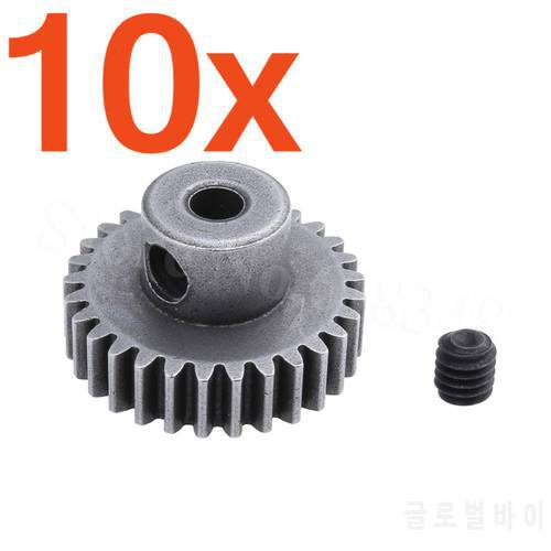 10pcs/Lot Metal Motor Pinion Gear 29T Teeth For 1/10 Electric Off Road Buggy Truck Spare Parts Fit Redcat HSP 11189 Replacement