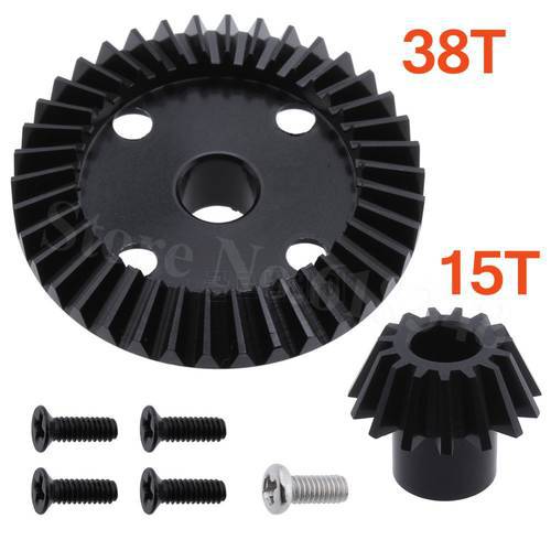Metal Driving Gear 15T A949-24 Differential Mechanism Gears 38T A949-23 for WLtoys 1/18 RC Car A949 A959 A969 A979 K929 A959-B
