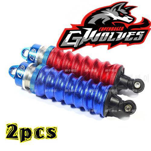 2pc GWOLVES shock absorber cover shock absorption cover dust-proof 1/8 off road car Truck buggy Monster RC parts for hsp trax