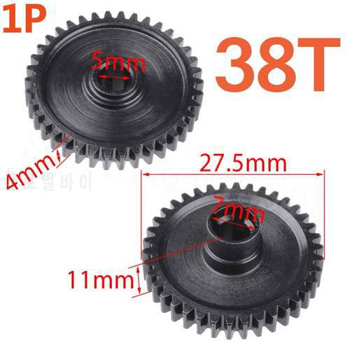 1P For 1:18 WLtoys A959 38T Metal Spur Diff Main Gear A949 A969 A979 Replacement of A949-24 RC Car