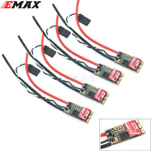 1 / 2 / 4pcs Emax Formula 45A ESC BLHeli-32 2-5S Bullet Brushless Speed Controller for RC Quadcopter Multicopter