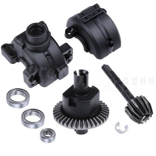 Rear Gear Box Housing Complete Set Drive & Diff Gear For Redcat HSP 1/10 RC Car Parts 03015 02051 94123 94106 94107 94111 94108
