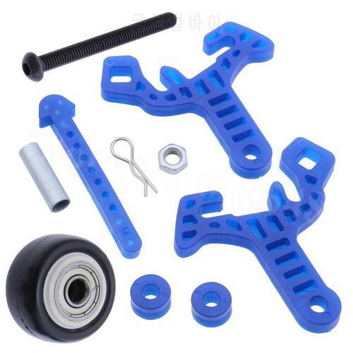 5 Sets Stunt Tires Wheel Anti roll Mount High Speed for RC 1/10 HSP Monster Truck BRONTOSAURUS Pro 94111 94188