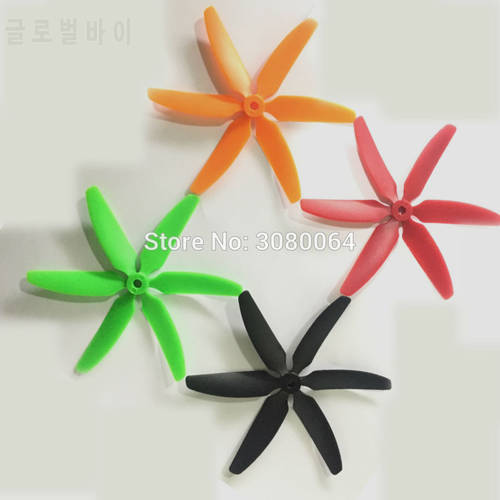 4 Pairs 6 Blade Propeller 5045 CW CCW ABS X5045 6 leaf Quadcopter Propeller for FPV UA RC FPV Drone Quadcopter