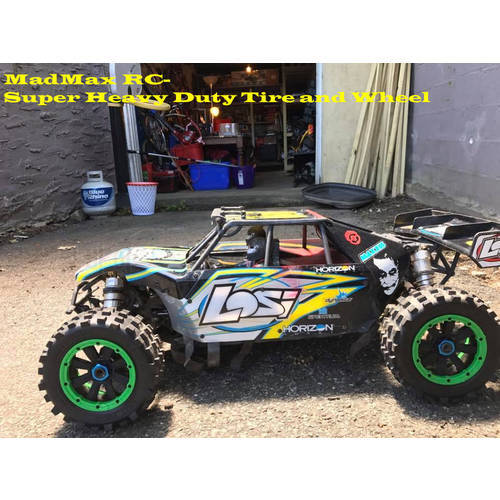Giant grip wheels set Curtain belted Off-road tires for Traxxas x-maxx LOSI 5IVE-T LOSI DBXL 190*70mm