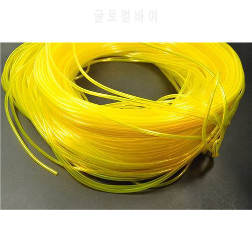 3.3 Feet (1 meter ) Fuel Line Hose For Gas Engine D5*d3.5mm-Yellow Color Fuel Pipe