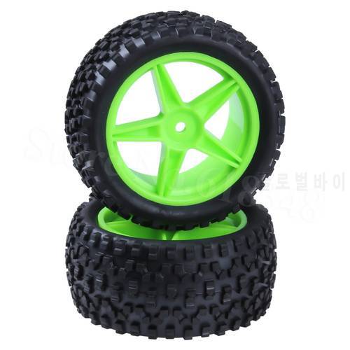 2Pcs 88MM Rubber RC 1/10 Buggy Wheels Tires Rear Hex 12mm Width :41mm For Remote Control Hobby Car