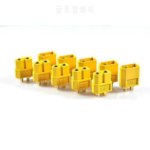 XT60 XT-60 XT 60 Battery connector Male Female Bullet Connectors Plugs For RC Toy airplane helicopter Lipo Battery 2~15pair
