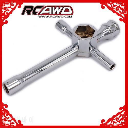 RCAWD Cross Wrench Wheel Wrench Large Mini For RC Model Car Repairing 7mm 8mm 10mm 12mm 17mm Or 4mm 4.5mm 5.5mm 7mm