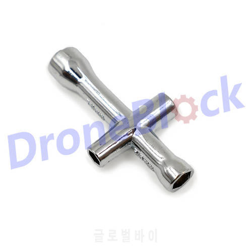 4PCS Hexagon Nuts Cross Wrench for M4/M3/M2.5/M2 Hexagon Nut Multifunctional Wrench Hex key