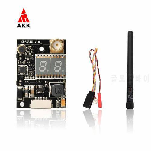 AKK K33/K31 5.8G Double Screen Display 200mW FPV Audio Video Transmitter