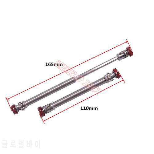 HD Stainless Steel Frank Universal Drive Shaft 40MM- 125MM For RC Rock Crawler D90 SCX10 II III Wraith Axial Jeep Wrangler