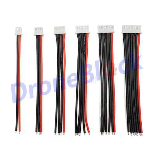 5Pcs / a lot 2s 3s 4s 5s 6s LiPo Battery Balance Charger Plug Line/Wire/Connector 22AWG 100mm JST-XH Balancer cable