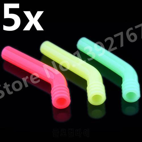 5Pcs Exhaust Extension Tube Silicone Tube For HSP 1/8 1/10 Scale Models Nitro RC Car 85789 102009 02124 Exhaust Pipe