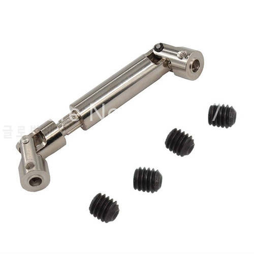 VXP SCX10 Upgrade Stainless Steel Universal Drive Shaft CVD90-115mm 110-155mm D90 For 1/10 Scale Models RC Car AXIAL Crawler