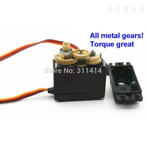 5pcs/lot High Quality 55g Metal Gear Digital Servo 360 Degree Continuous Rotation MG995 For Android Robot DIY Hobby Wholesale