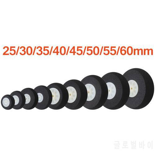 Light Foam Tail Wheels Sponge 25mm 30mm 35mm 40mm 45mm 50mm 55mm 60mm For RC Remote Control Airplane Replacement Parts