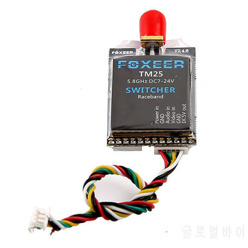 Foxeer 5.8G 40CH 25-600mW Adjustable FPV Transmitter TM25 (exclude antenna)