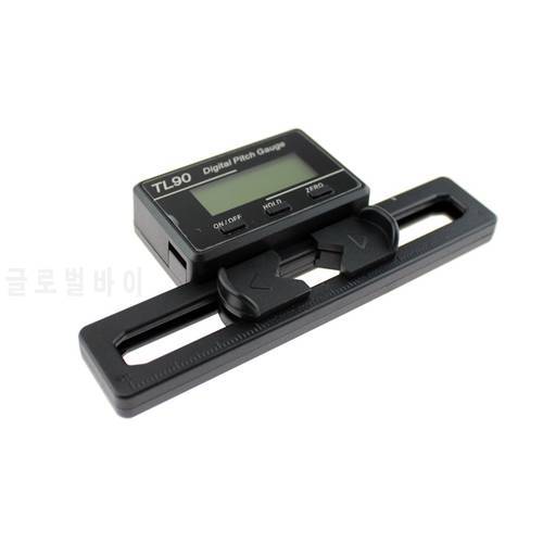 TL90 LCD Display Digital Pitch Gauge Screw Pitch Gauge with Gyro Sensor for RC Airplane Helicopter ST250-800 Size