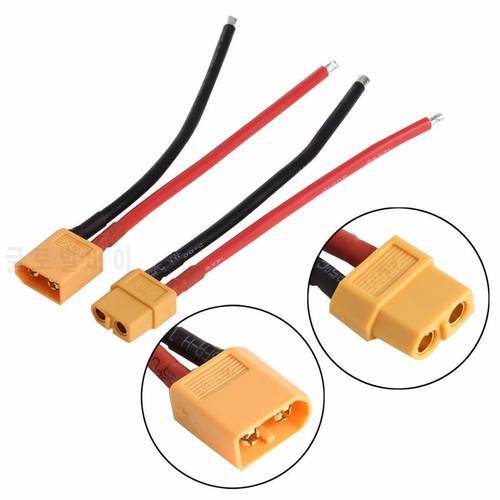 2 pcs of XT60 Battery Male, Female Connector Plug with Silicon 14 AWG Wire