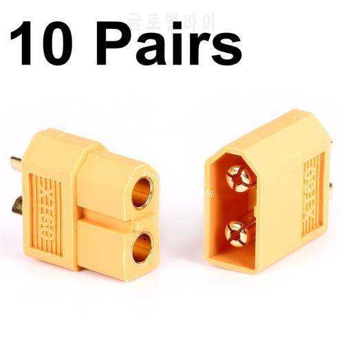 10 Pairs XT60 Male Female Connectors Plug for RC Lipo Battery ESC Motor Replacement