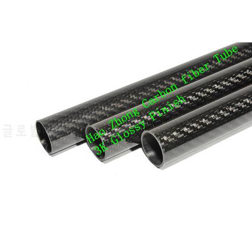 1pcs12mm X 10mm 100% Carbon Fiber Tube 3K Glossy / Matt Plain 500mm Long Multi-copter ARM DIY 12*10