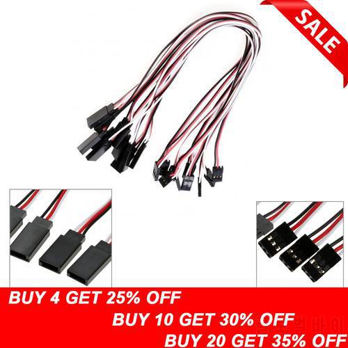 10pcs/lot 300mm RC Servo Extension Cord Cable Wire Lead for RC Car Helicopter Rc Drone Models
