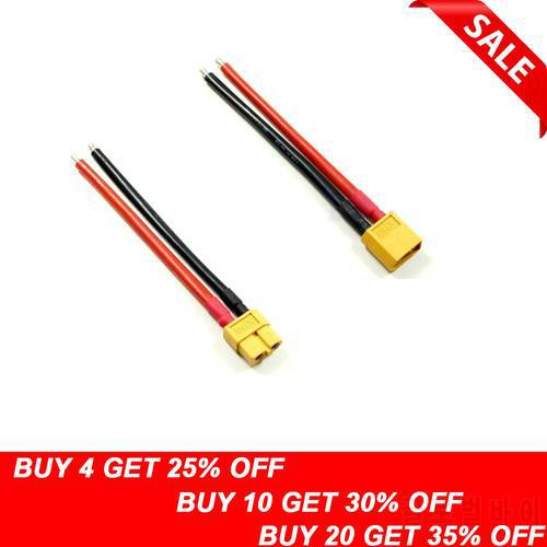 1pcs XT60 Female Male Connector With 10CM 14AWG Silicone Wire for Rc Lipo battery Rc Drone Car Boat