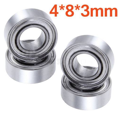 86082 HSP Spare Parts Rolling Bearing Axle 4*8*3 4Pcs 1/16 For RC Cars Kidking Kingliness Troian METEOR 94186 94163