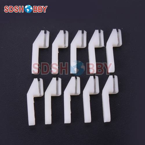 10Pcs Plastic Push Rod Connector D2x23mmx5x8 for Nitro Airplanes