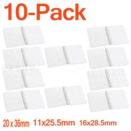 10pcs Plastic Pinned Nylon Hinges 20x36 mm / 16x28.5 / 11x25.5 For RC Airplanes Parts Model Aeromodelling Replacement