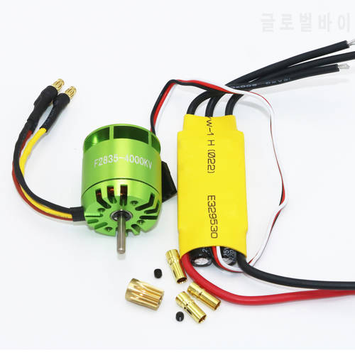 F2835 4000KV 3-4S Lipo Brushless Motor+XXD 30A ESC For RC Quadcopter Multicopter TREX T-rex 450 RC Helicopter Toys
