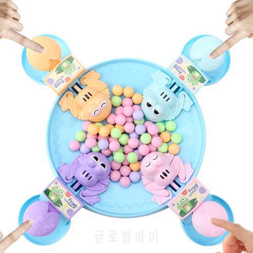 Hungry Frog Eating Beans Children Board Strategy Games Toy Family Competitive Interactive Stress Relief Toy Interesting Games