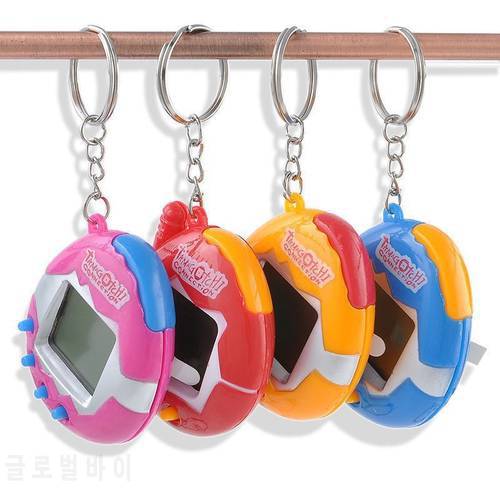 1PCS Multi-colors 90S Nostalgic Pets In 1 Virtual Cyber Pet Toy Tomagochi Electronic Pets Keychains Toys