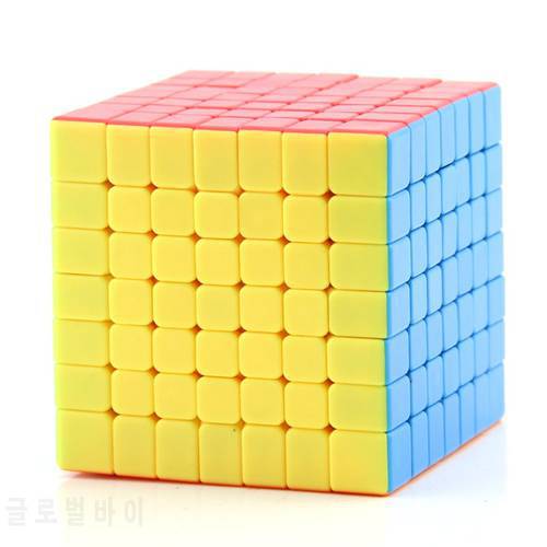 Moyu Meilong 7x7x7 Cube Classroom Red ML7 7x7 Magic Cube 7Layers Cube Seven Layer Black Cube Puzzle Toys for Children Kids