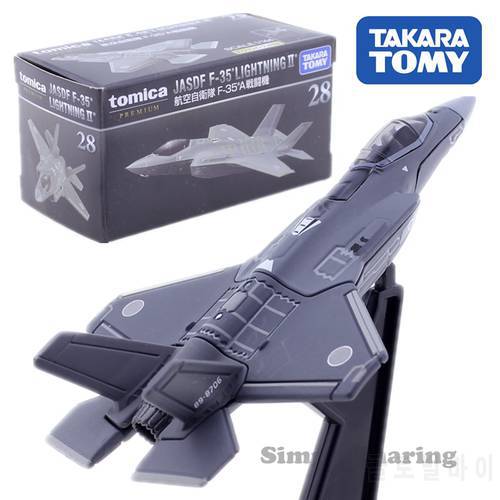 Takara Tomy Tomica Premium 28 JASDF F-35A Fighter Japan Aircraft Jet 1:164 Vehicle Diecast Metal Model New Toys