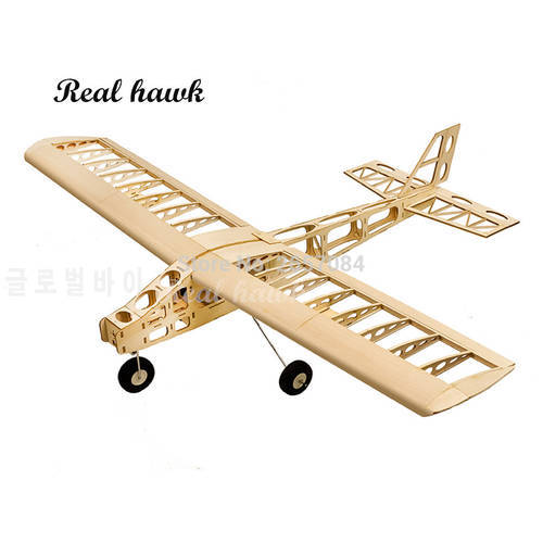 RC Plane Laser Cut Balsa Wood Airplanes Fixed wing exercise Frame without Cover Wingspan 1300mm Building Kit