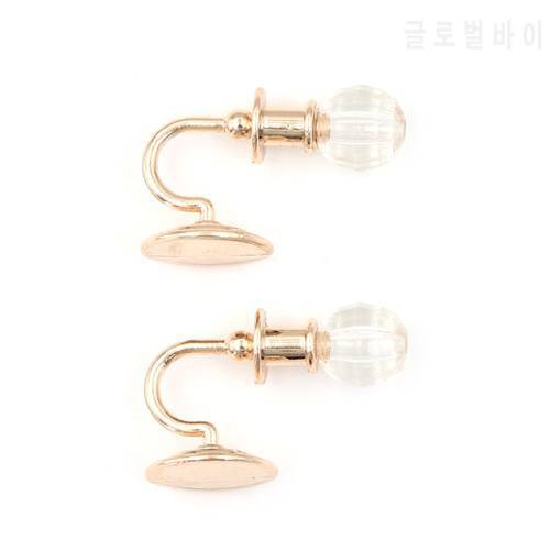 2 Pieces Metal 1:12 Dollhouse Miniature Wall Light Lamp Model Decoration 1/12 Doll House Accessories