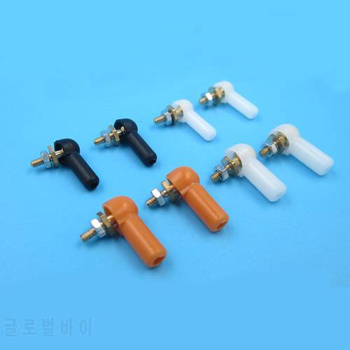 10PC M2 M3 Ball Joint 2mm 3mm Linkage Rod Ball Head Connector L16/17mm Rod End for DIT RC Gasoline Boat Servo Spare Parts