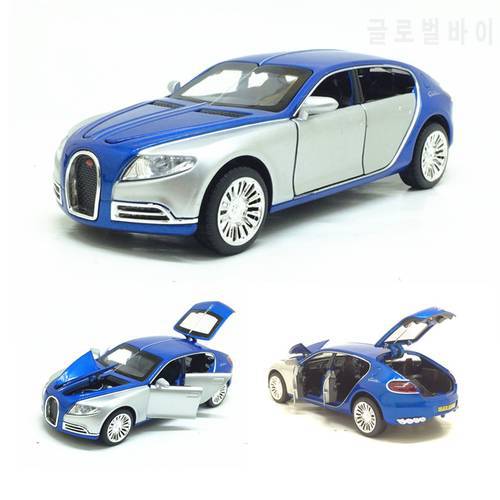 1/32 Diecasts Toy Vehicles Bugatti Galibier Race Car Model Toys For Boy Metal Toy Christmas Gift Collection Free Shipping