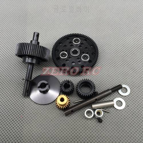 Heavy Duty Steel Drive Gear Set 84T With Motor Pin Gear 20T For Axial Wraith Center Transmission Gearbox
