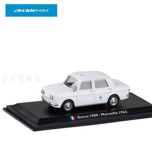 1:43 Simka 1000 French Marseille Taxi 1962 Alloy Metal Car Model Toy Vehicles Car For Kids Gifts Original Box Free Shipping