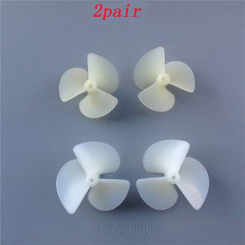 2Pair DIY 3-blades CW CCW Propellers Dia 28/36mm/42mm Full Immersion Paddle Electric Nylon Prop/Screw for RC Bait Boat 2mm Shaft