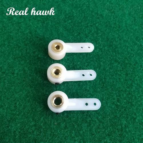 20pcs/lot Diameter 2.1/2.6/3.1/4.1mm Rudder Arms Landing Gear Steering Arm DIY Accessories For RC Airplanes Parts