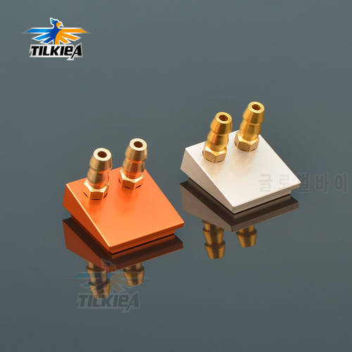2 Color RC Boat Bottom Double Water Inlet Tap Dual Water Sucking Nozzle Spare Parts for RC Boat Fits 3X5mm Tube