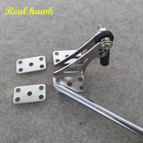 20pair H33*W30*12mm TOC Metal steel rudder Angle rocker arm for RC airplane parts/accessories free shpping
